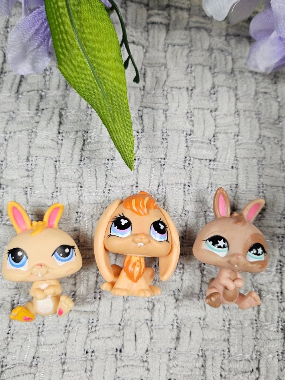 Littlest Pet Shop Bunny Rabbit Bundle #1344 #480 #827